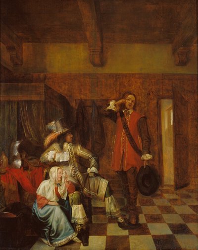 Porteur de mauvaises nouvelles - Pieter de Hooch